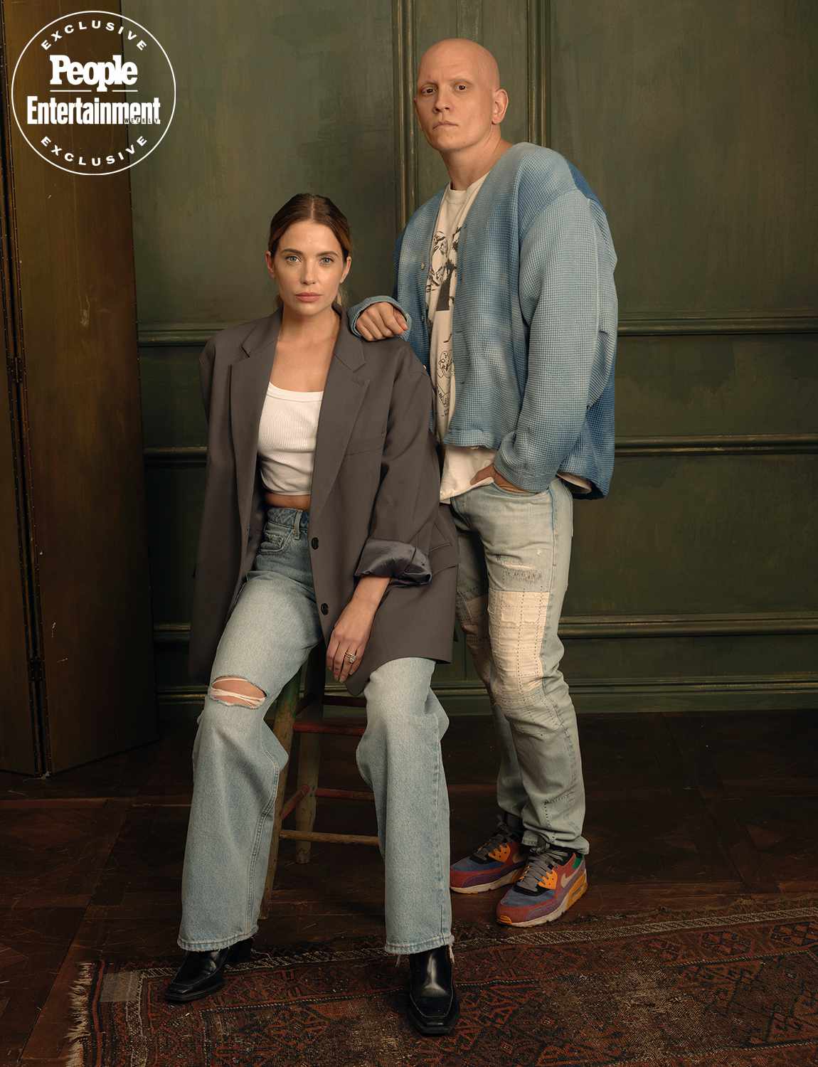 McVeigh cast — Ashley Benson and Anthony Carrigan