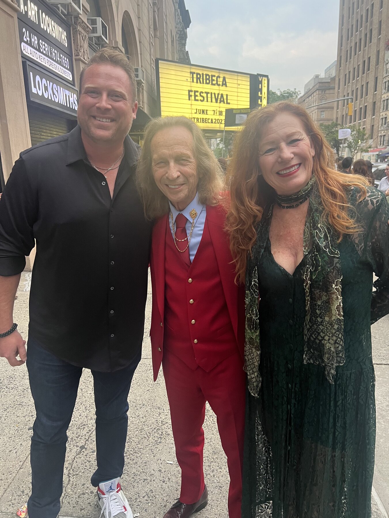Tribeca Festival 2023 — cast and guests outside the marquee